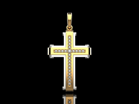 Modello a croce719 Modello di stampa 3D