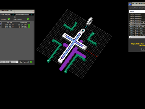 Modello a croce719 Modello di stampa 3D