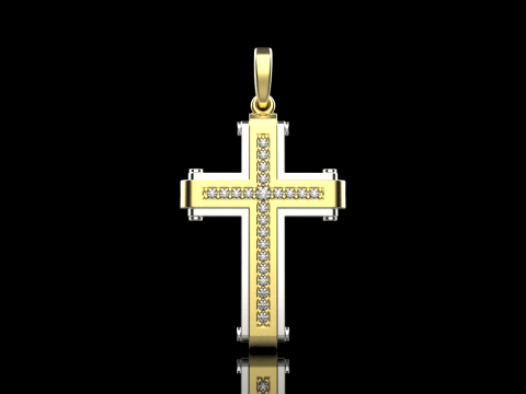 Modello a croce719 Modello di stampa 3D