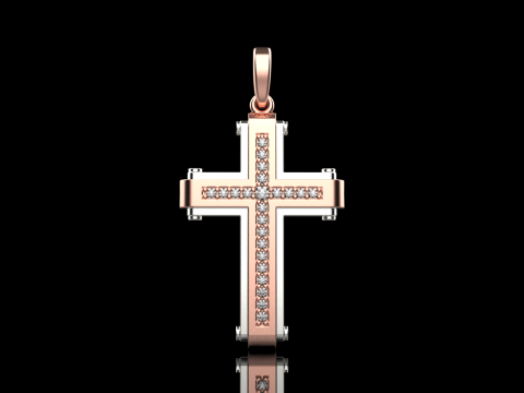 Modello a croce719 Modello di stampa 3D