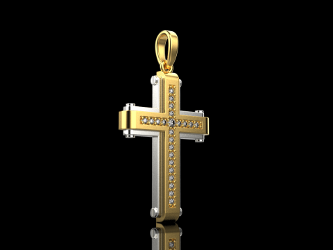 Modello a croce719 Modello di stampa 3D