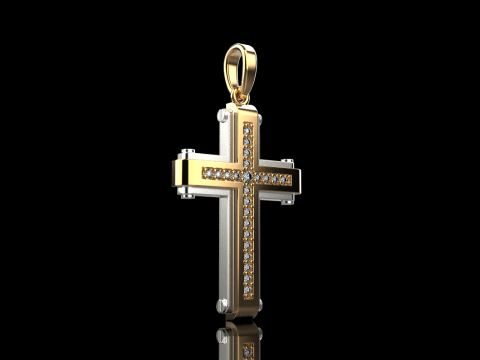 Modello a croce719 Modello di stampa 3D