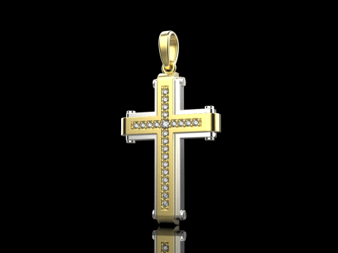 Modello a croce719 Modello di stampa 3D