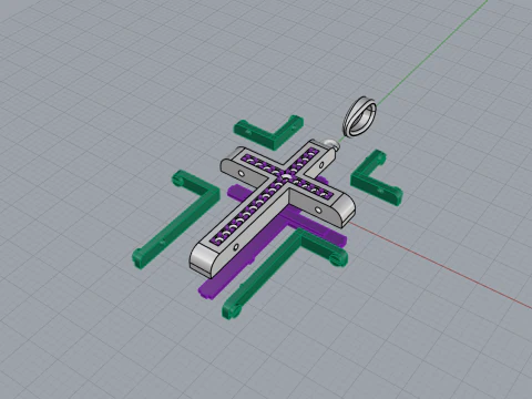 Cross model719 3D Print Model