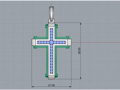 Cross model719 3D Print Model
