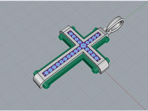 Cross model719 3D Print Model