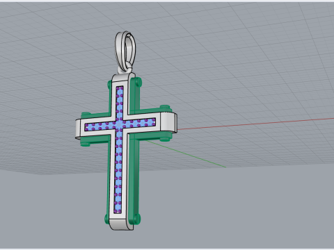 Modello a croce719 Modello di stampa 3D