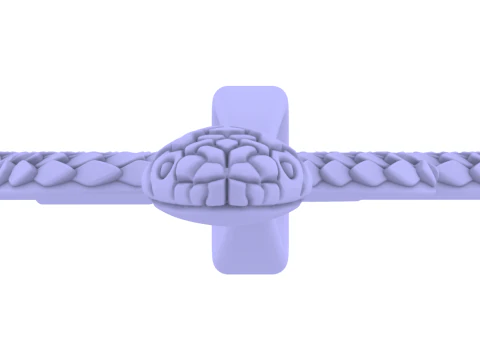 Snake pendant model 720 3D Print Model