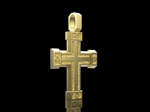 Dubbelzijdig kruis model 721 3D printmodel