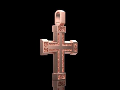 Dubbelzijdig kruis model 721 3D printmodel