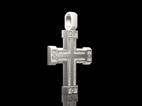 Dubbelzijdig kruis model 721 3D printmodel