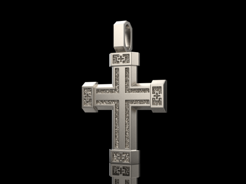 Dubbelzijdig kruis model 721 3D printmodel