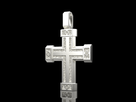 Dubbelzijdig kruis model 721 3D printmodel