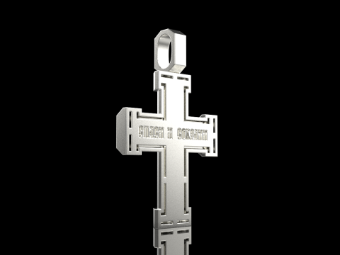 Dubbelzijdig kruis model 721 3D printmodel