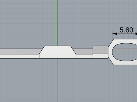 Dubbelzijdig kruis model 721 3D printmodel