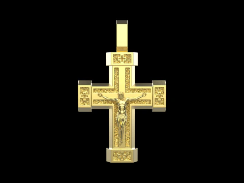 Double side cross model 722 3D Print Model