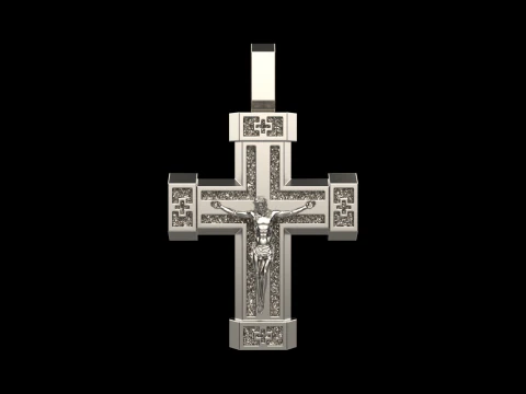 Double side cross model 722 3D Print Model
