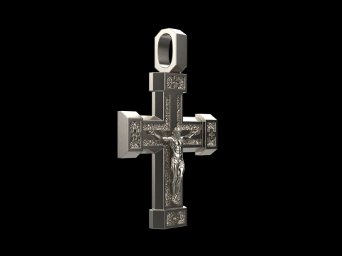 Double side cross model 722 3D Print Model