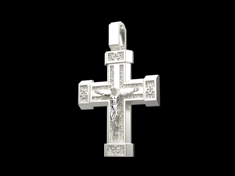 Dubbelzijdig kruis model 722 3D printmodel