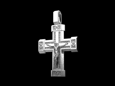 Double side cross model 722 3D Print Model