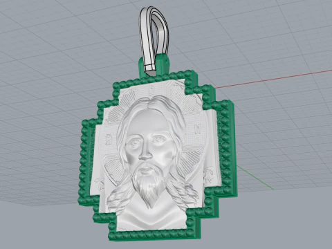 Jesus cross model 723 3D Print Model