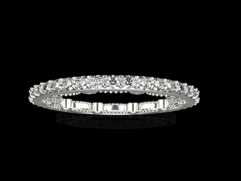 Engagement ring model 724 3D Print Model