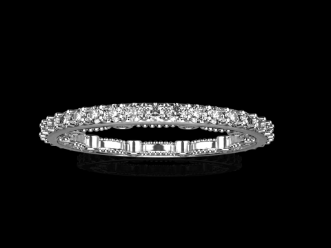 Engagement ring model 724 3D Print Model