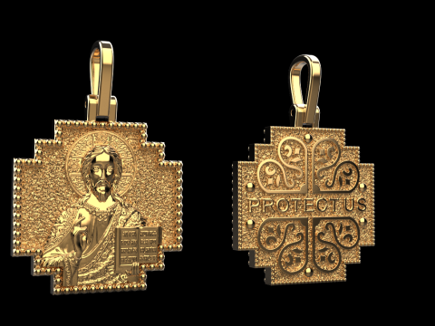 Jesus cross model 725 3D Print Model