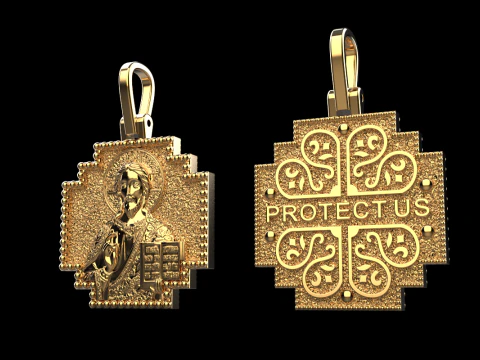 Jesus cross model 725 3D Print Model