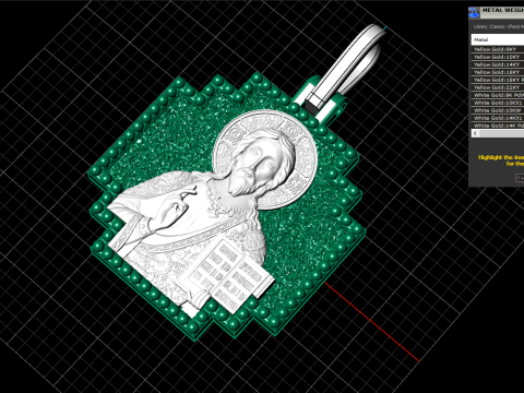 Jesus cross model 725 3D Print Model