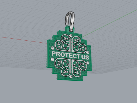 Jesus cross model 725 3D Print Model