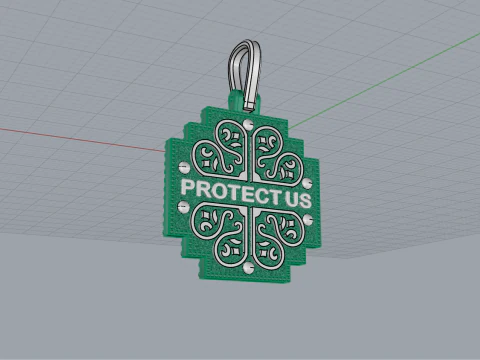 Jesus cross model 725 3D Print Model