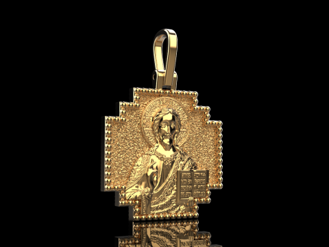 Jesus cross model 725 3D Print Model
