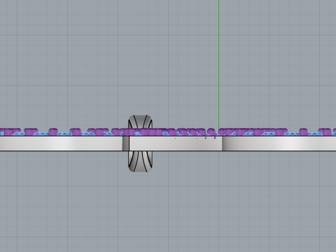 Initial letter M pendant model 729 3D Print Model