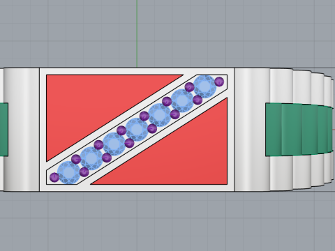 Chain signet ring model 730 3D Print Model