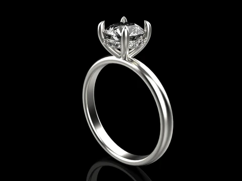 Verlovingsring model 733 3D printmodel