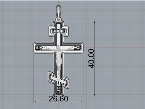 Cross-Modell 735 3D Druckmodell