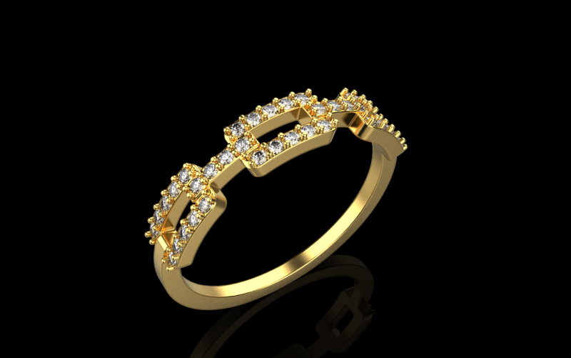 Каблучка модель 740 3D Принт Модель .c4d .max .obj .3ds .fbx .stl .blend