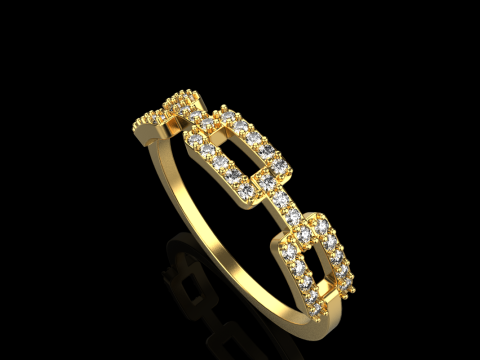 Каблучка модель 740 3D Принт Модель