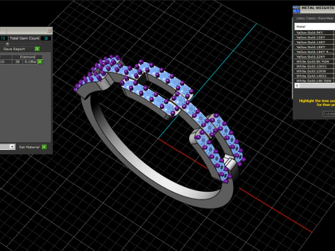 Ring model 740 3D Print Model