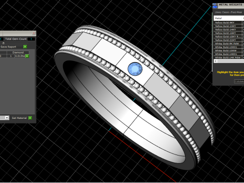 Fede nuziale modello 741 Modello di stampa 3D