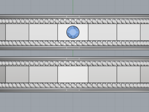 Fede nuziale modello 741 Modello di stampa 3D