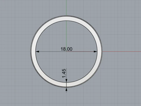Wedding ring model 741 3D Print Model