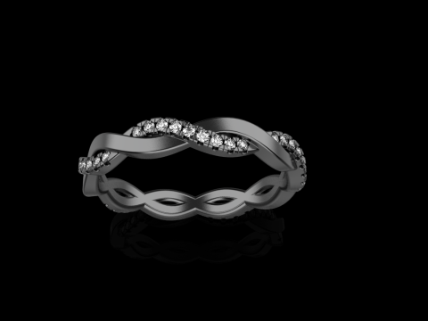 Кручене кільце модель 742 3D Принт Модель