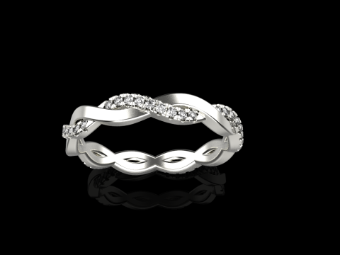 Кручене кільце модель 742 3D Принт Модель