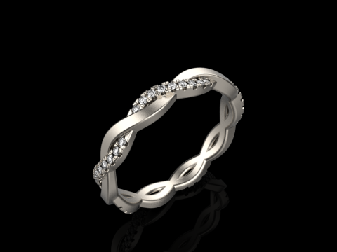 Кручене кільце модель 742 3D Принт Модель