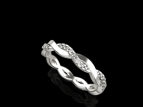 Кручене кільце модель 742 3D Принт Модель