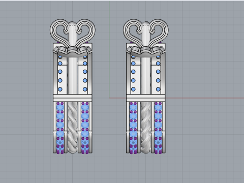 Ohrring Modell 745 3D Druckmodell