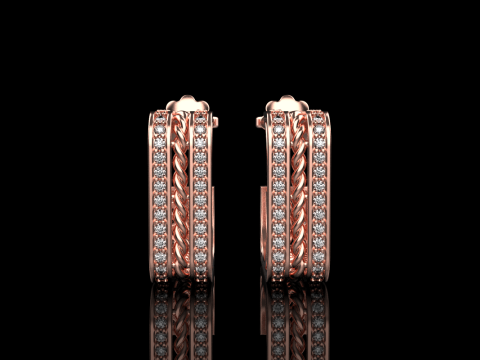 Ohrring Modell 745 3D Druckmodell