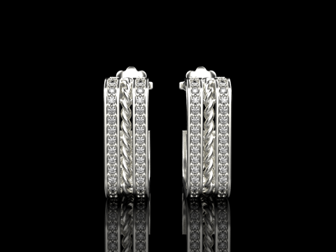 Ohrring Modell 745 3D Druckmodell